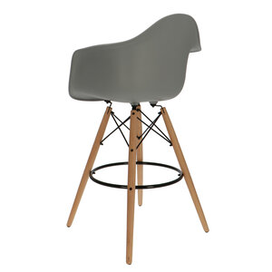 POPfurniture POP DAW Bar Stool Grey