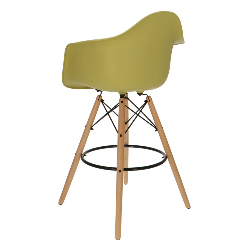 POPfurniture POP DAW Bar Stool Olive Green