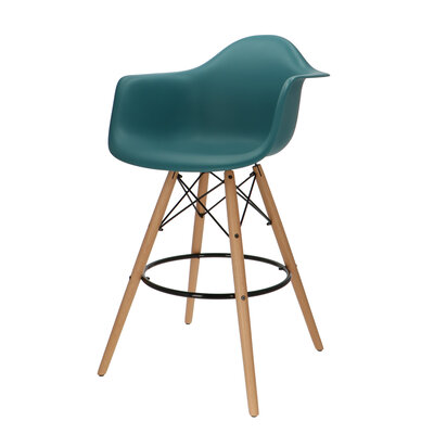 POP DAW Bar Stool Petrol Blue