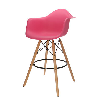 POPfurniture POP DAW Barstol Rosa POP DAW Barstol Rosa