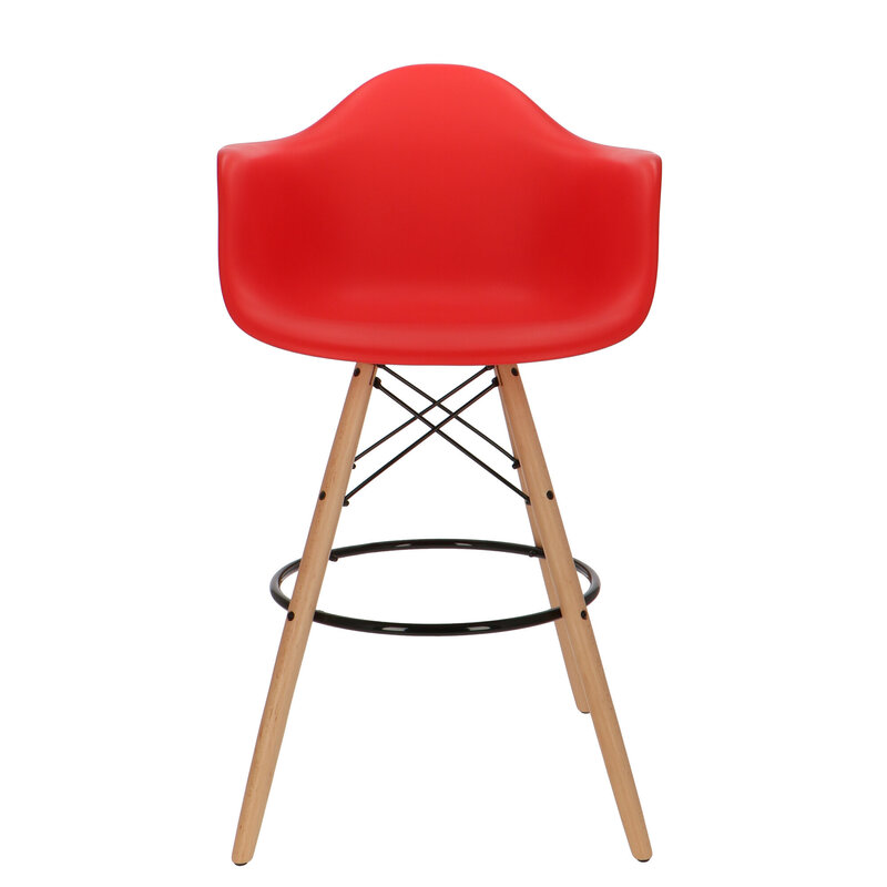 POPfurniture POP DAW Tabouret De Bar Rouge