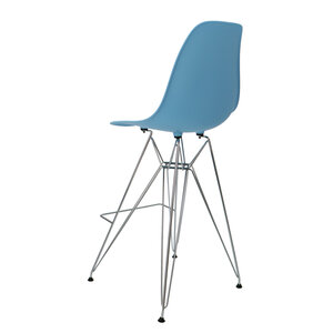 POPfurniture POP DSR Bar Stool Blue