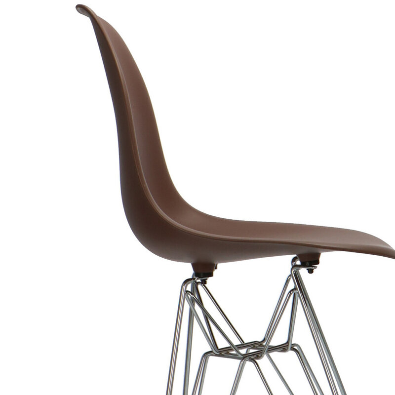 POPfurniture POP DSR Bar Stool Brown