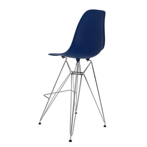 POPfurniture POP DSR Tabouret De Bar Bleu Foncé