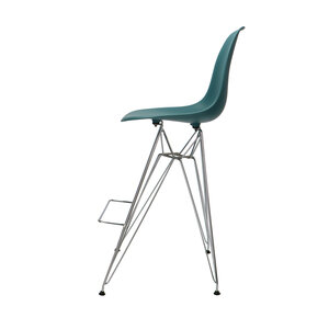 POPfurniture POP DSR Bar Stool Petrol Blue
