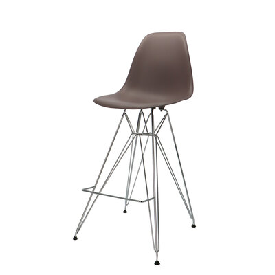 POPfurniture POP Barhocker DSR Taupe POP Barhocker DSR Taupe