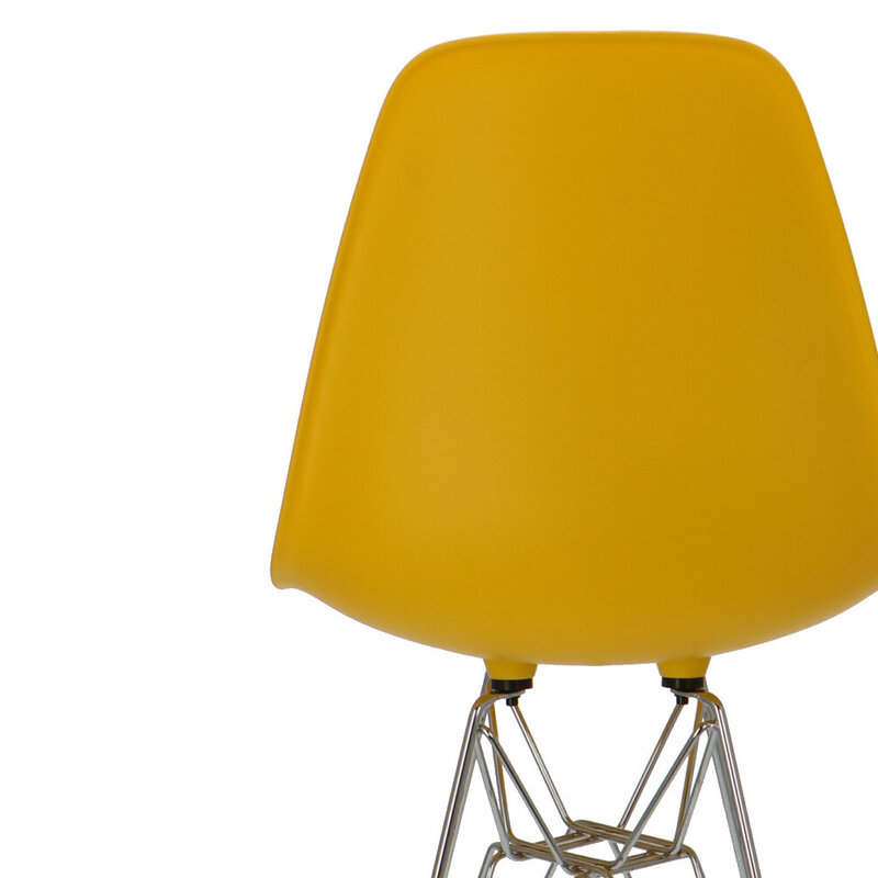 POPfurniture POP DSR Bar Stool Yellow