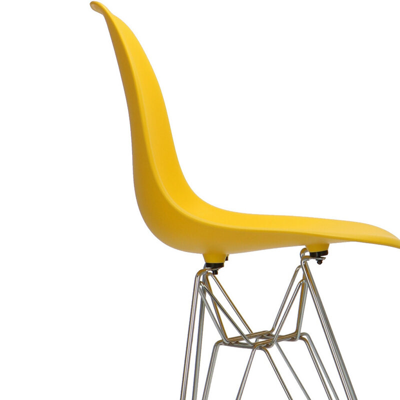 POPfurniture POP DSR Tabouret De Bar Jaune