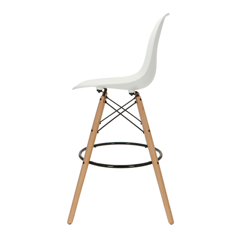 POPfurniture POP DSW Bar Stool White