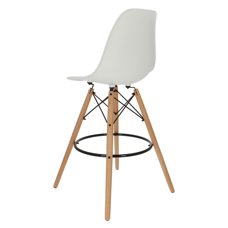 POPfurniture POP DSW Tabouret De Bar Blanc
