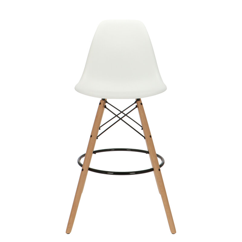 POPfurniture POP DSW Bar Stool White