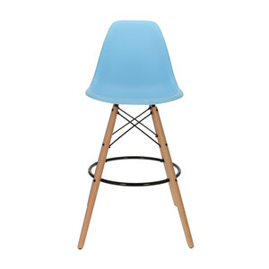 POPfurniture POP DSW Bar Stool Blue