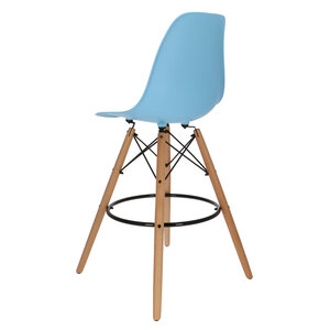 POPfurniture POP DSW Barstol Baby Blå