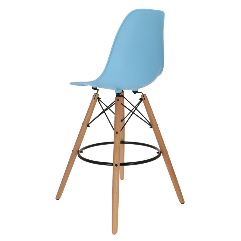 POPfurniture POP DSW Barstol Blå
