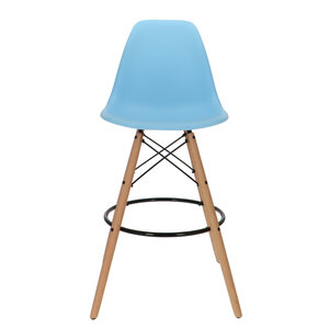 POPfurniture POP DSW Tabouret De Bar Bleu