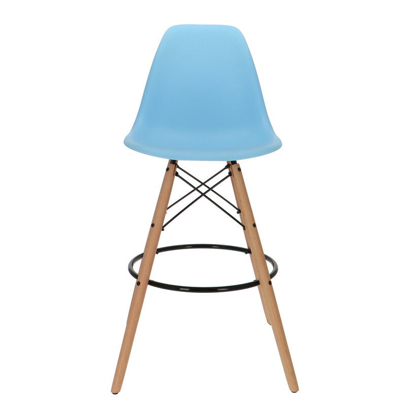 POPfurniture POP DSW Tabouret De Bar Bleu