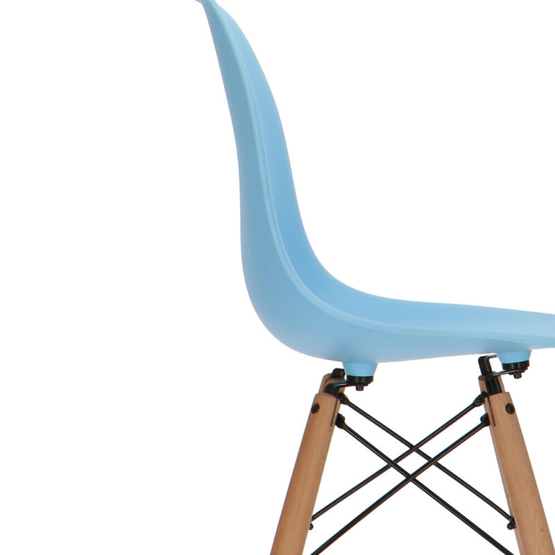 POPfurniture POP DSW Barstol Blå