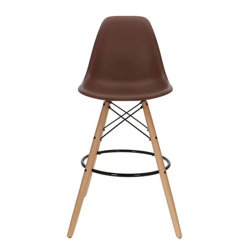 POPfurniture POP DSW Tabouret De Bar Brun
