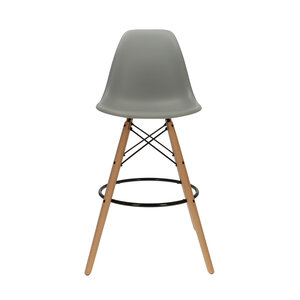POPfurniture POP DSW Bar Stool Grey