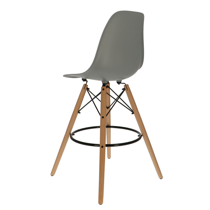 POPfurniture POP DSW Bar Stool Grey