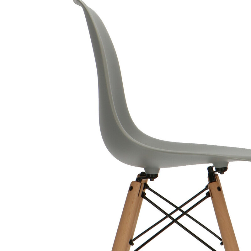 POPfurniture POP DSW Bar Stool Grey