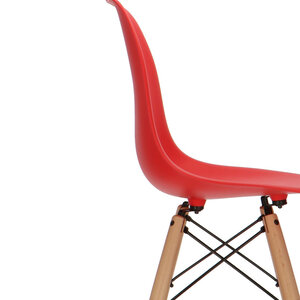 POPfurniture POP DSW Bar Stool Red