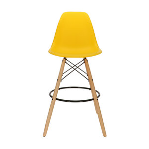 POPfurniture POP DSW Bar Stool Yellow