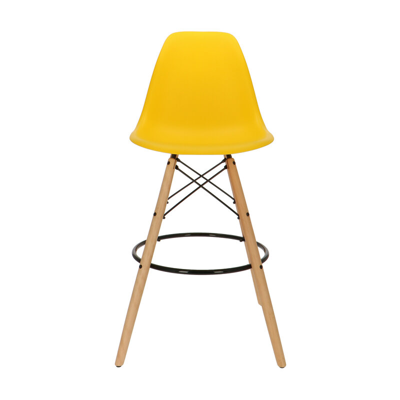 POPfurniture POP DSW Bar Stool Yellow