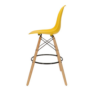 POPfurniture POP DSW Tabouret De Bar Jaune
