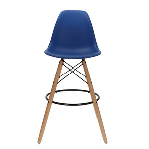 POPfurniture POP DSW Tabouret De Bar Bleu Foncé