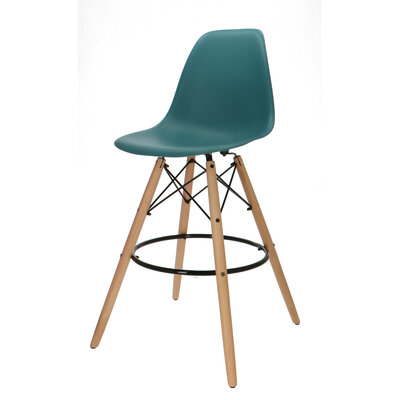 POPfurniture POP DSW Tabouret De Bar Bleu Petrole POP DSW Tabouret De Bar Bleu Petrole
