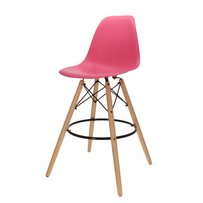 POPfurniture POP DSW Barstol Rosa POP DSW Barstol Rosa