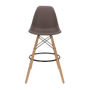 POPfurniture POP DSW Bar Stool Taupe