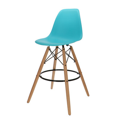 POPfurniture POP DSW Tabouret De Bar Turquoise POP DSW Tabouret De Bar Turquoise