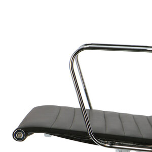 POPfurniture Chaise De Bureau POP EA 108 Noir Cuir