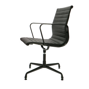 POPfurniture POP Kontorsstol EA 108 Premium Svart Aluminium