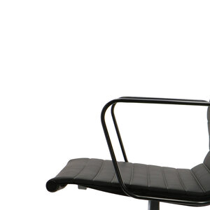 POPfurniture POP Kontorstol EA 108 Premium Sort Aluminium