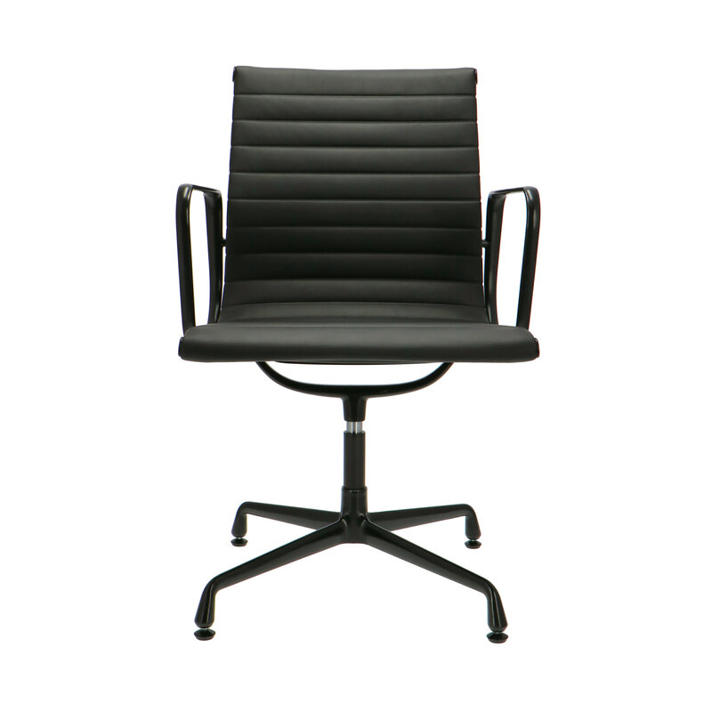 POPfurniture POP Kontorsstol EA 108 Premium Svart Aluminium