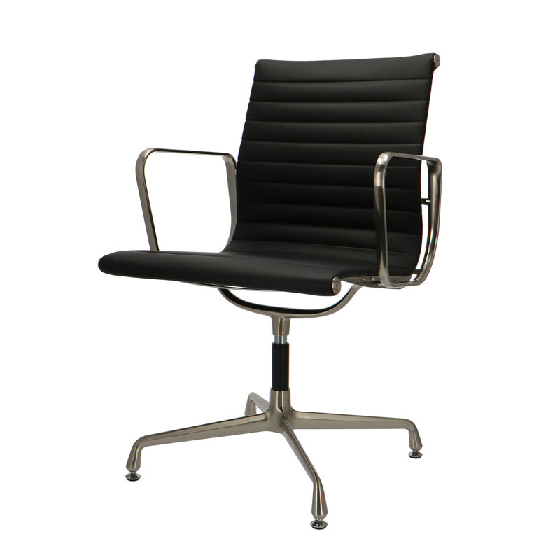 POP Bürostuhl EA 108 Premium Gebürsteter Stahl POPfurniture POP Bürostuhl EA 108 Premium Gebürsteter Stahl