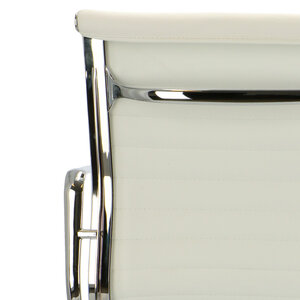 POPfurniture Chaise De Bureau POP EA 108 Blanc Cuir