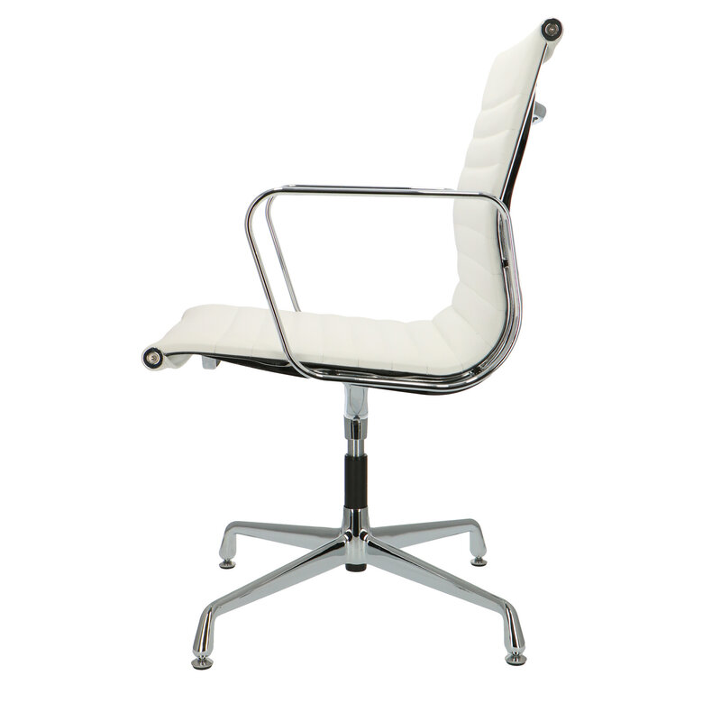 POP Bürostuhl EA 108 Weiß Skai POPfurniture POP Bürostuhl EA 108 Weiß Skai