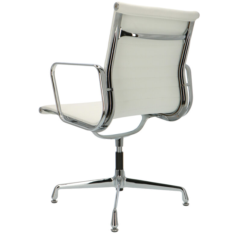 POP Office Chair EA 108 White Skai POPfurniture POP Office Chair EA 108 White Skai