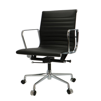 POPfurniture POP Kontorsstol EA 117 Svart Skai POP Kontorsstol EA 117 Svart Skai