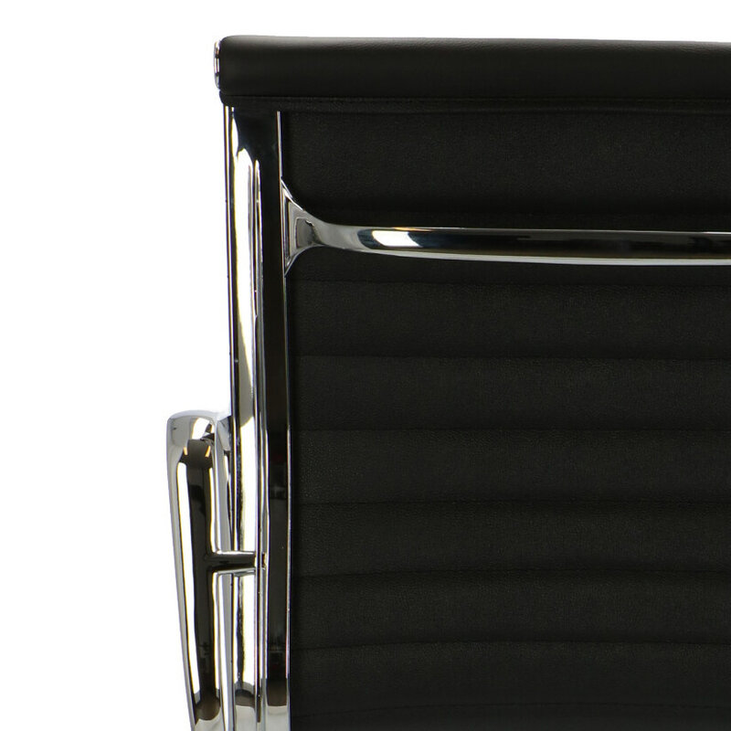 POPfurniture POP Office Chair EA 117 Black Skai