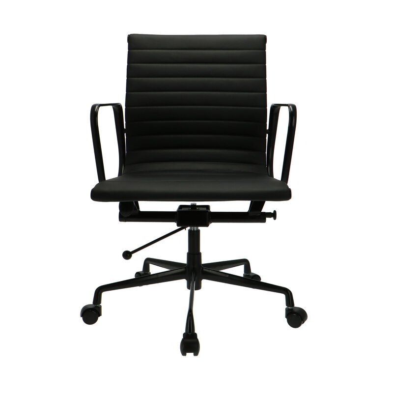 POPfurniture POP Bürostuhl EA 117 Premium Schwarzes Untergestell