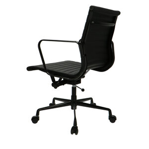 POPfurniture POP Kontorstol EA 117 Premium Sort Aluminium