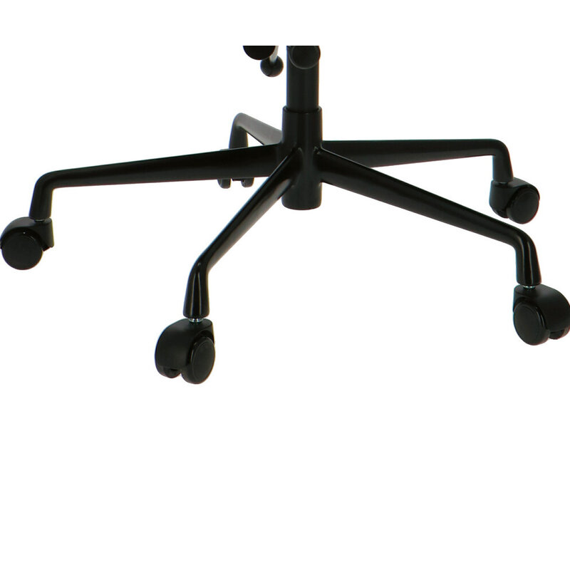 POPfurniture POP Kontorstol EA 117 Premium Sort Aluminium