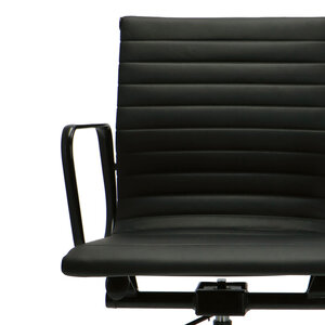 POPfurniture POP Bürostuhl EA 117 Premium Schwarzes Untergestell