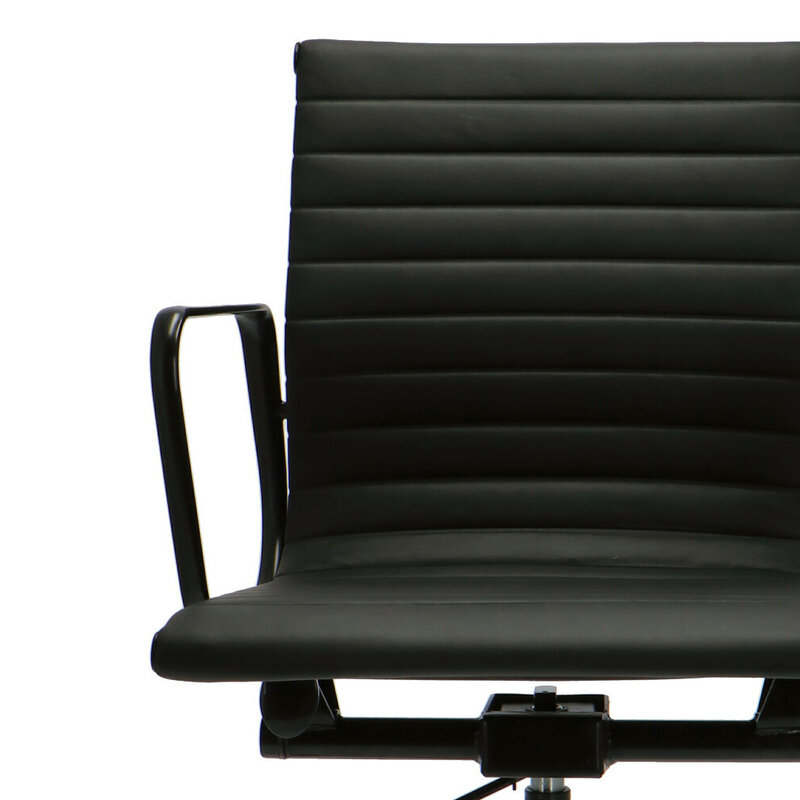 POPfurniture Chaise De Bureau POP EA 117 Premium Aluminium Brossé