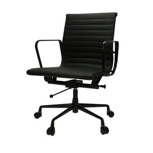 POPfurniture POP Bürostuhl EA 117 Premium Schwarzes Untergestell